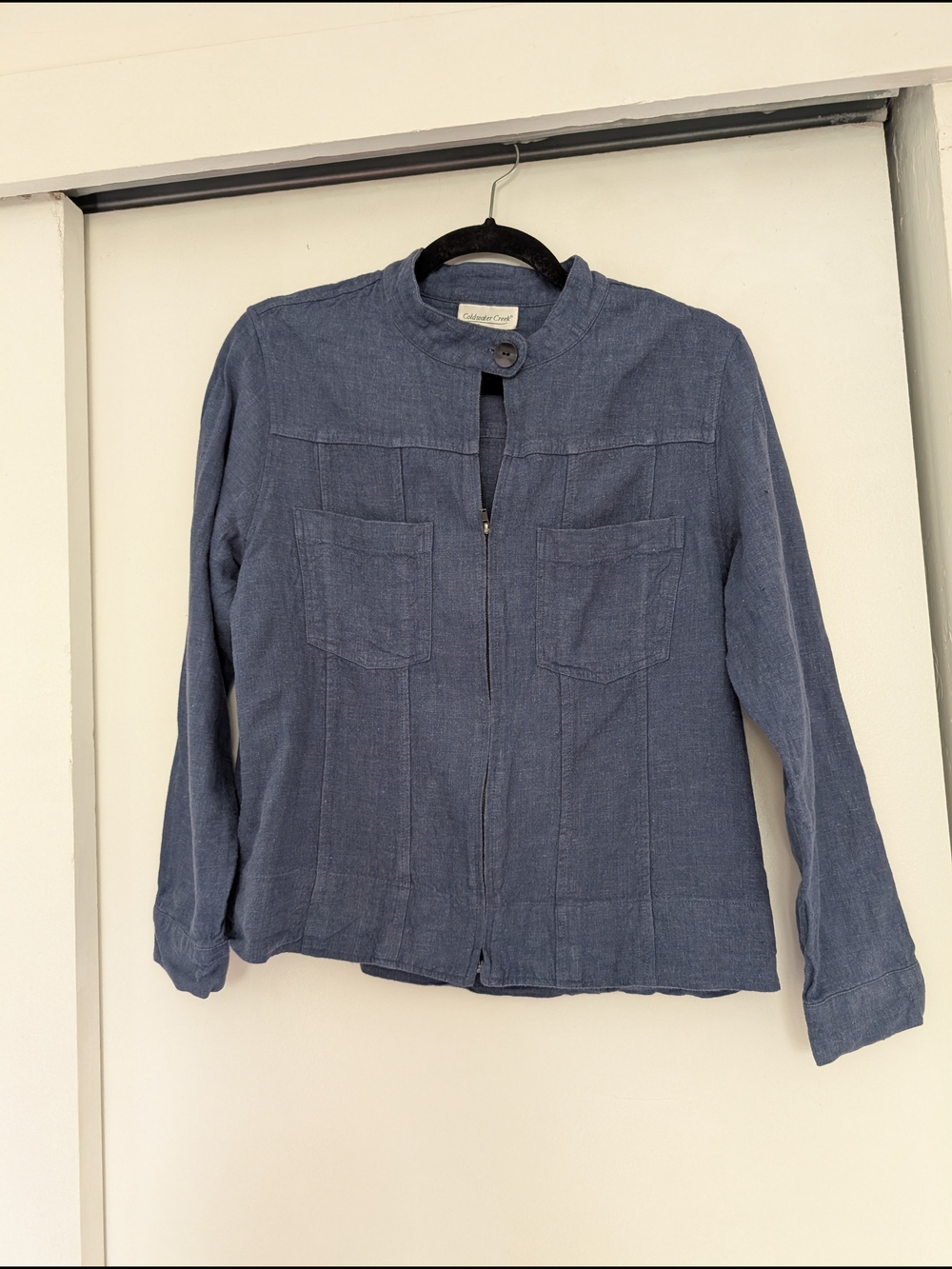 Vintage Coldwater Creek Linen Blend Cardigan